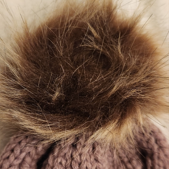 New beanie mauve knit - Picture 2 of 5